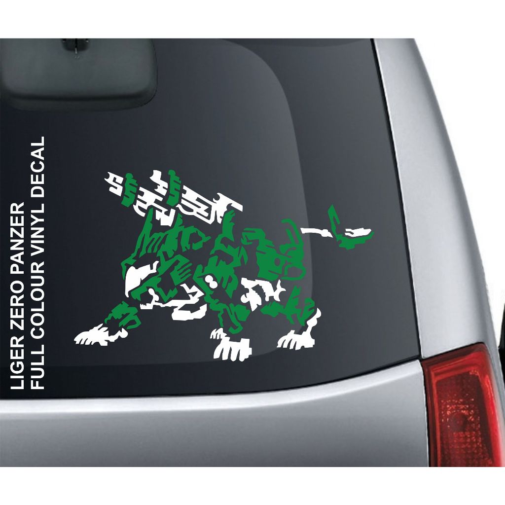 Sticker Stiker Liger Zero Panzer Zoid Amine Murah