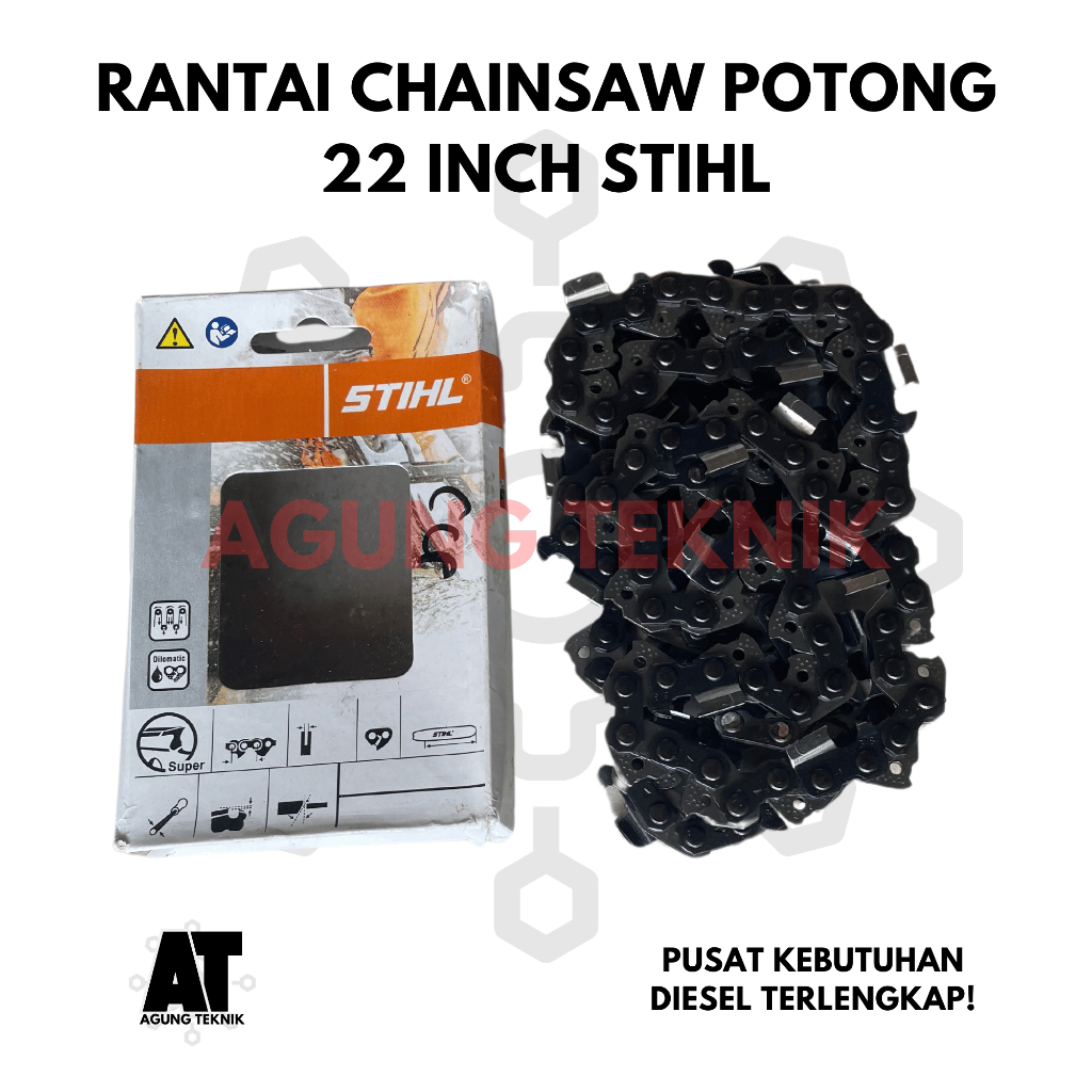 Rantai Chainsaw Potong 22 Inch Stihl