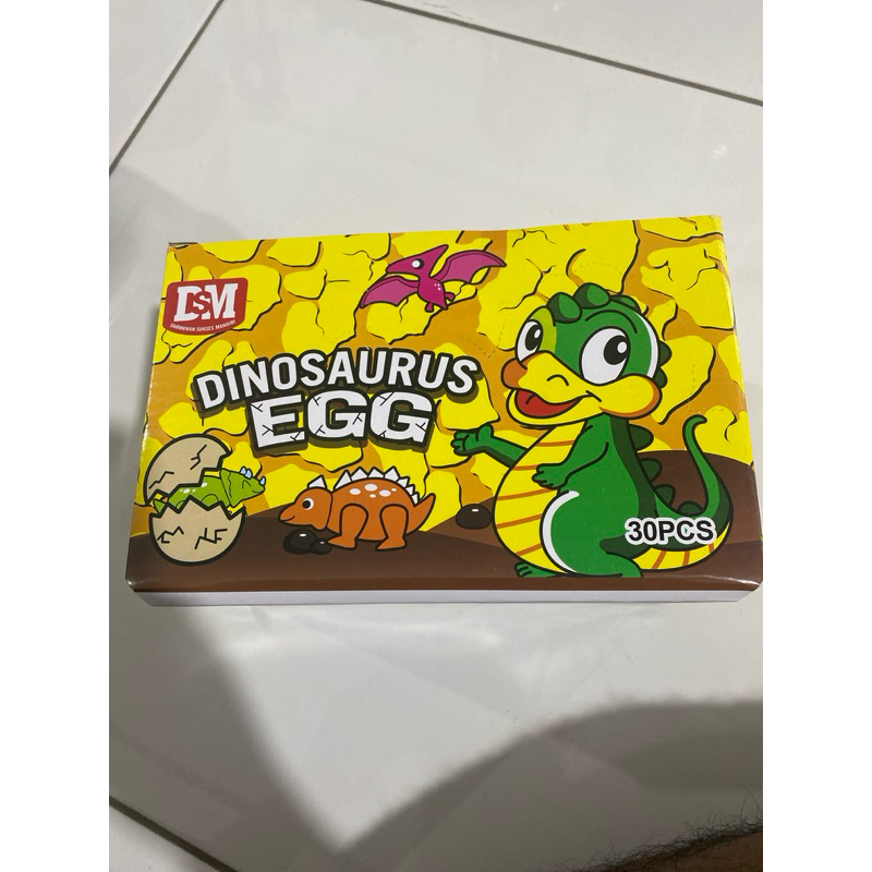 

permen dinosaurus egg cokelat compound isi 30 pcs