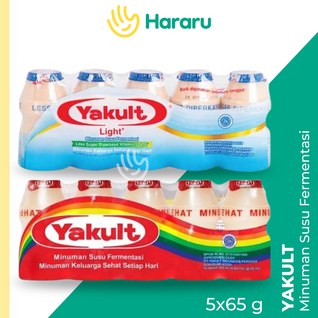 

YAKULT Minuman Susu Fermentasi Probiotik isi 5 botol 65ml