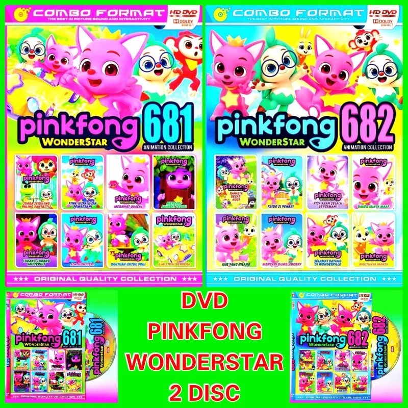 KASET DVD PINKFONG BAHASA INDONESIA-PINKFONG BABY SHARK-PINK FONG BABY SHARK-LAGU ANAK ANAK BAHASA I