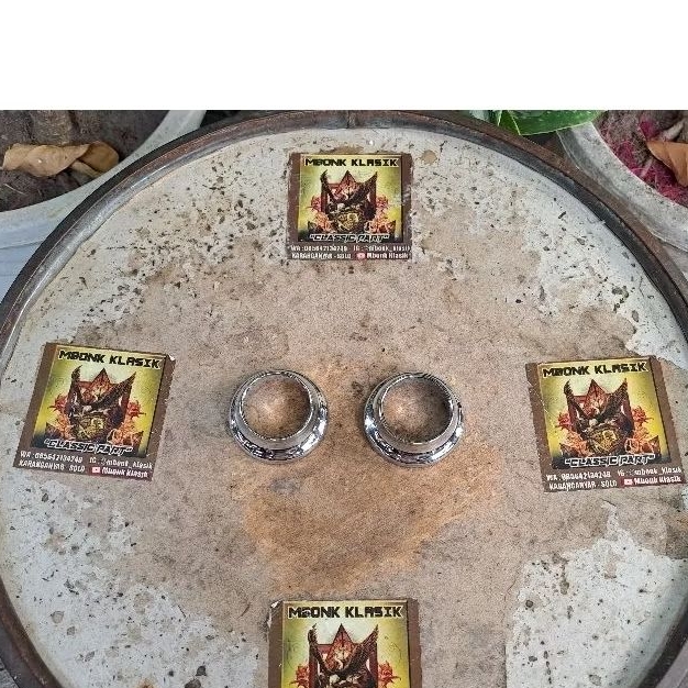 ring chrome handgrip vespa matic ORIGINAL ring handspat vespa matic hand grip vespa matic