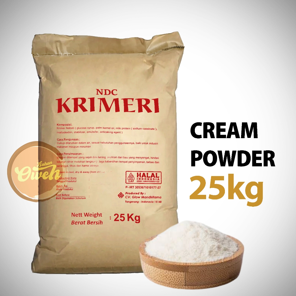 

Creamer Premium Krimeri Bubuk Krimer 25 kg Cream Powder Krimer Bubuk Non Dairy Creamer