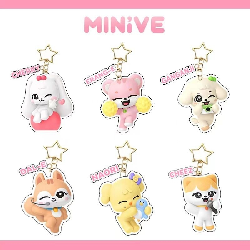 Minive akrilik keychain ive