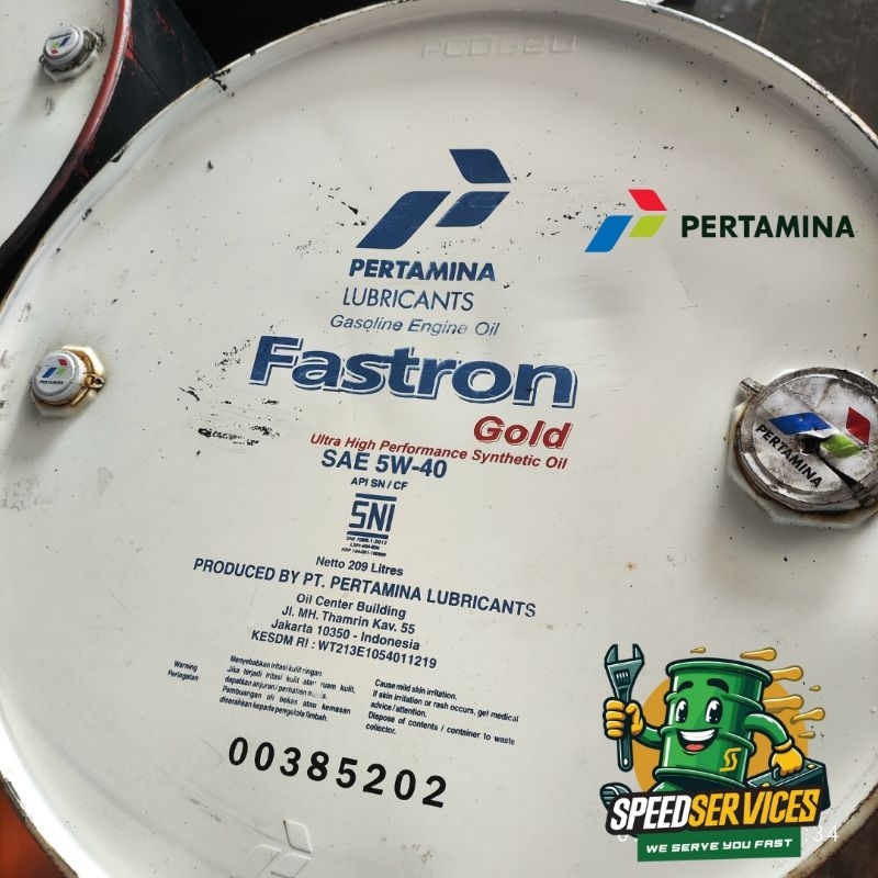 PERTAMINA FASTRON GOLD 5W40 API SN/CF REPACK
