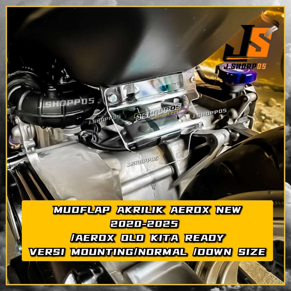MUDFLAP AEROX NEW / OLD VERSI MOUNTING/ NORMAL/ DOWNSIZE