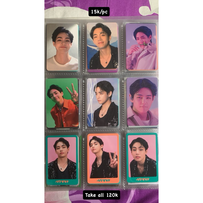 PHOTOCARD OFFICIAL TAEHYUNG DICON BTS