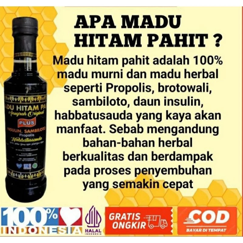 

MADU HITAM PAHIT ORIGINAL 100%