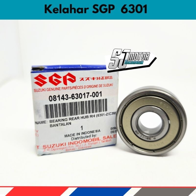 Kelahar Bearing Laher SGP 6301 Original Suzuki 08143-63017-001