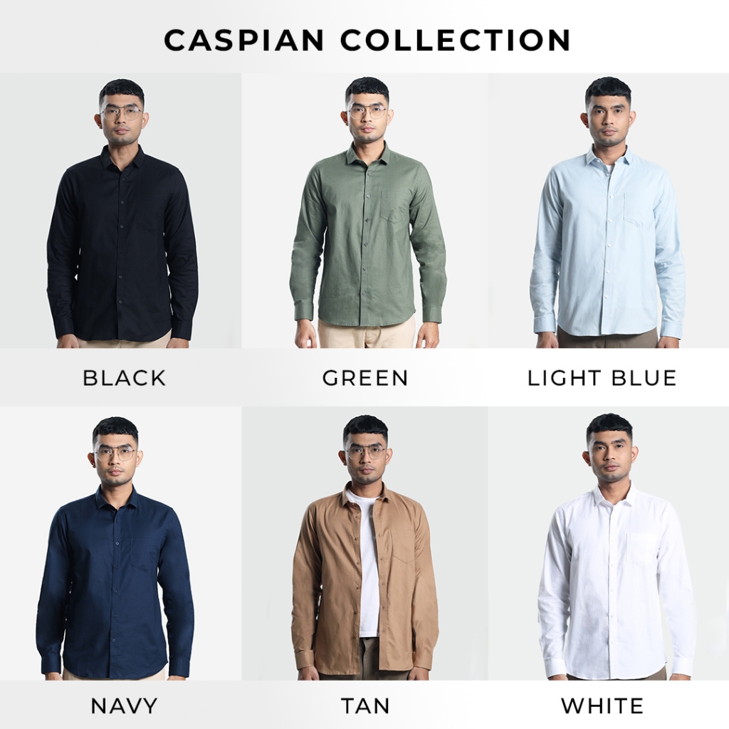 MOC Kemeja Lengan Panjang Pria CASPIAN