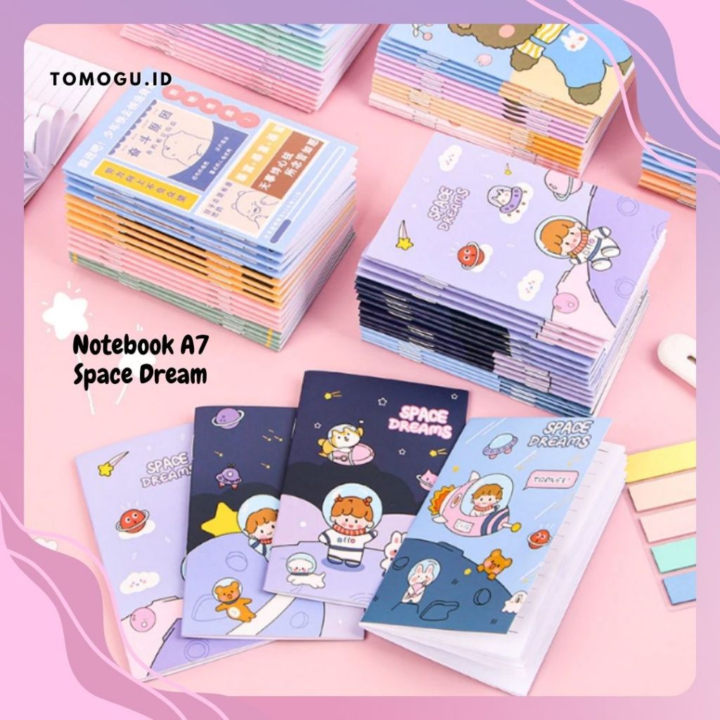 

Notebook A7 Space Dreams HX-804 Note Book Buku Catatan Memo Astronot