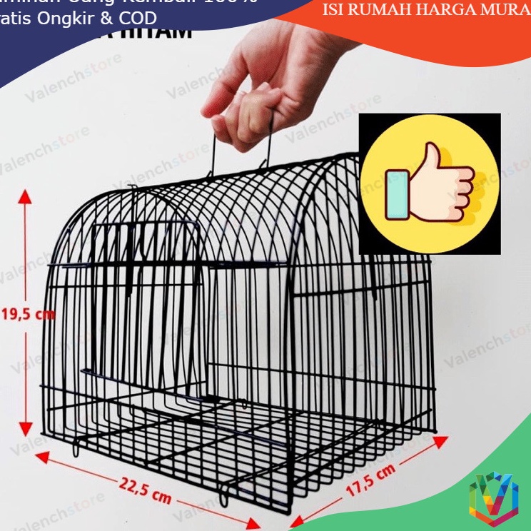 Promo Ekonomis  SANGKAR KANDANG BESI MINI UNTUK UNTULAN BAWA BURUNG LOVEBIRD BUAT COD SUGAR GLIDER H