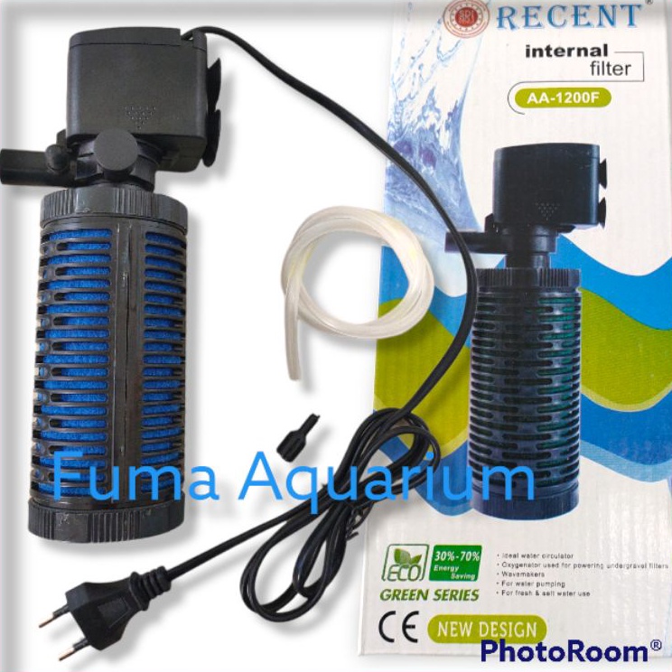 Diminati  Pompa Aquarium Recent AA12F RC AA 12F Internal Filter Akuarium Aquascape 7 watt Submersibl