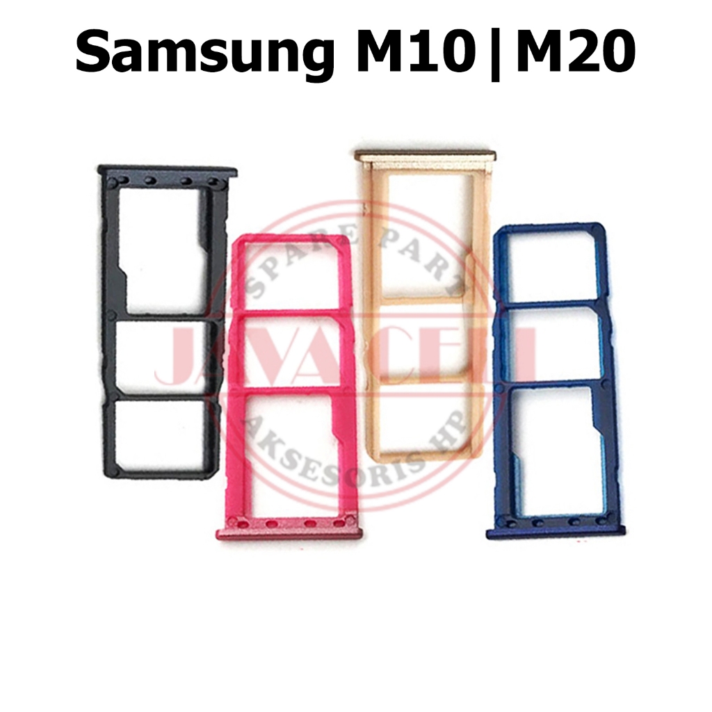Simtray Simlock Slot Kartu Samsung M10 M105 / M20 M205 Tempat Sim Card Original