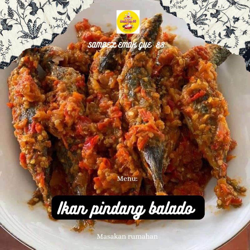

MASAKAN RUMAHAN*IKAN PINDANG BALADO/PORSI 6 POTONG