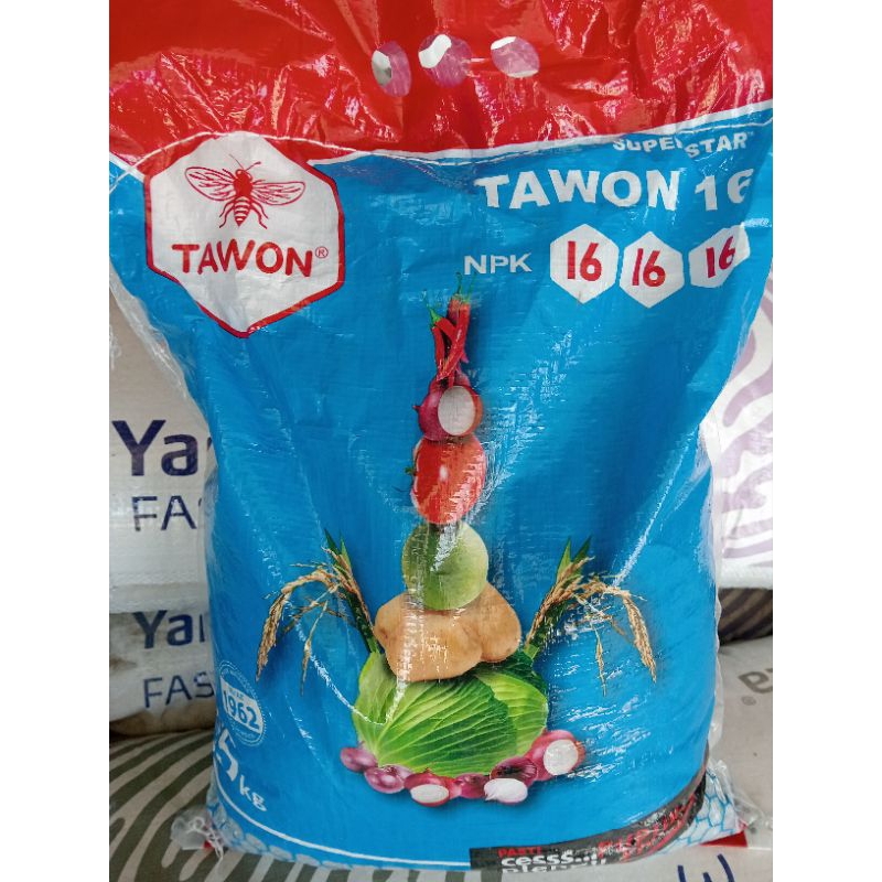 Pupuk NPK 161616 Tawon kemasan 5kg NPK Mutiara cap Tawon
