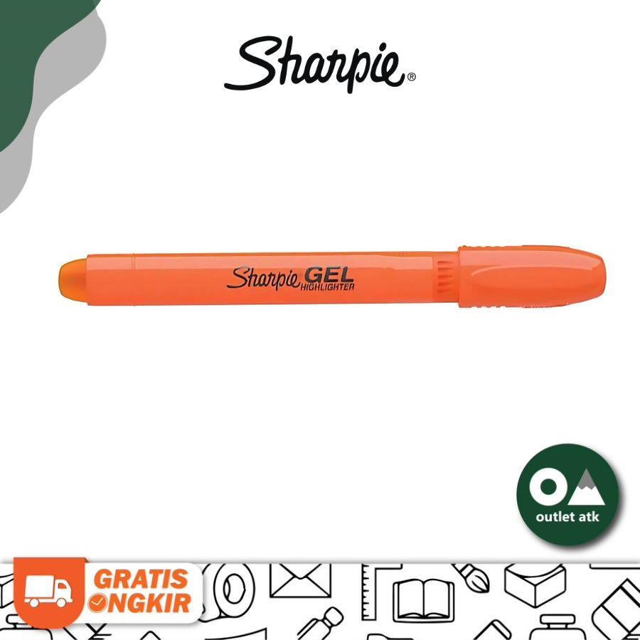 

Sharpie Gel Highlighter Orange Original Made in USA