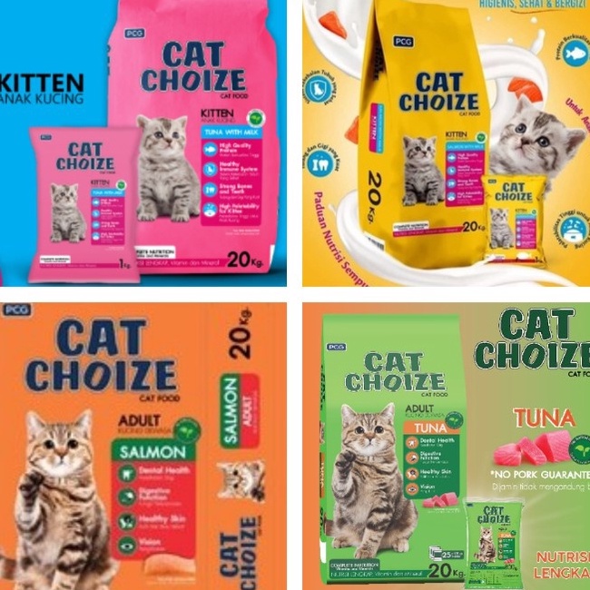 Serba Meriah Cat Choize Adult 8gr  Kitten 1kg  Makanan Kucing Cat Choize  Cat Food Adult  kitten
