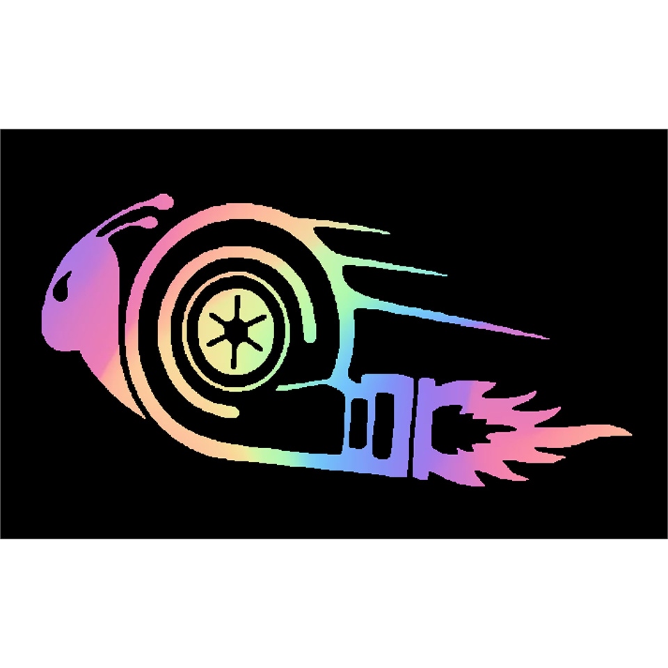 stiker cutting keong turbo 1 sticker lucu murah keren