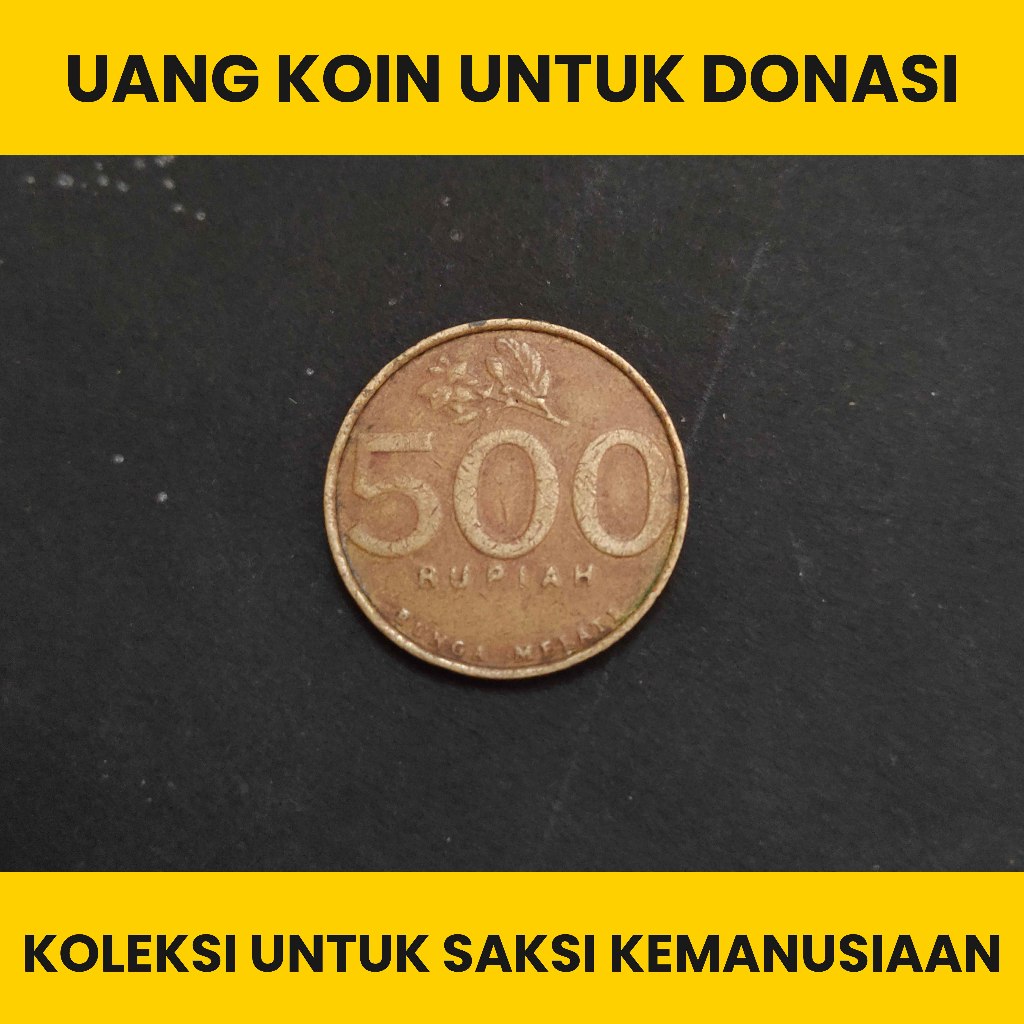 [DONASI] 500 Rupiah Koleksi Uang Koin Emas | Edisi Tahun 2000 & 2003