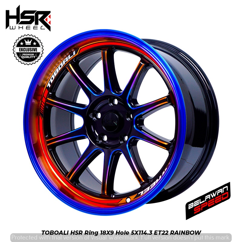PELEK RACING RING 18 TOYOTA ZENIX CRV HRV ALPHARD CAMRY DLL - TOBOALI 5X114,3 HSR