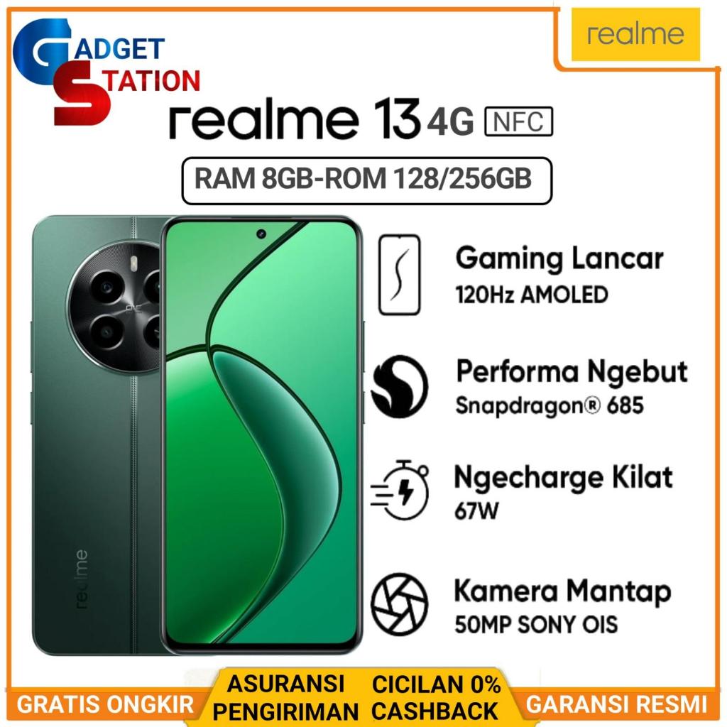 HP REALME 13 4G & 5G NFC RAM [8/128GB] [8/256GB] GARANSI RESMI INDONESIA