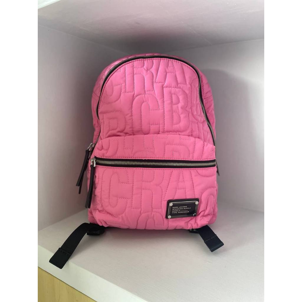 MJ BAGPACK l TAS WANITA l TAS RANSEL l TAS BRANDED l BACKPACK l MJ CANDY PINK PUFFY NYLON RANSEL AUT