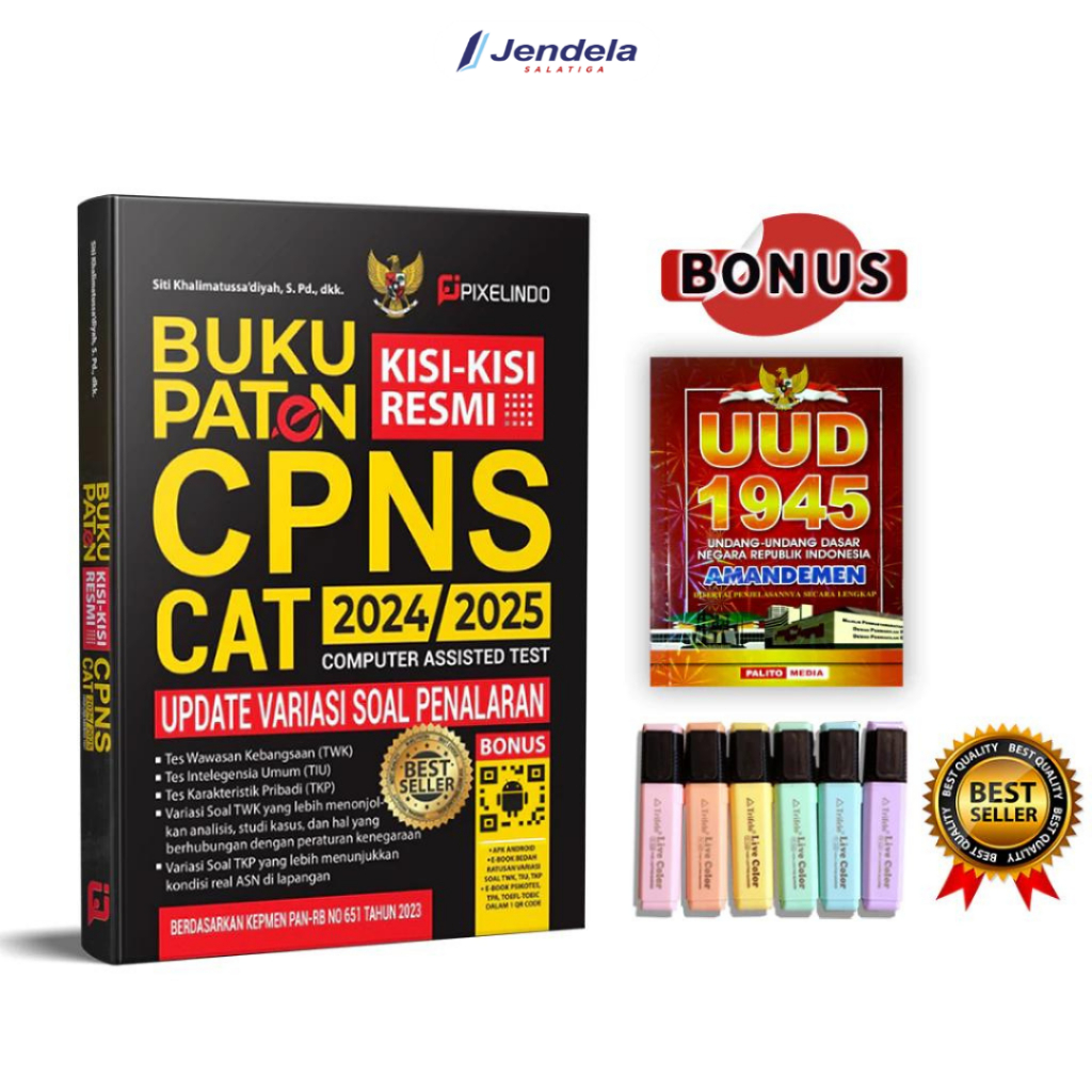 Buku CPNS Paten CAT Kisi-Kisi Terbaru 2024/2025 - Buku Paten CPNS 2024