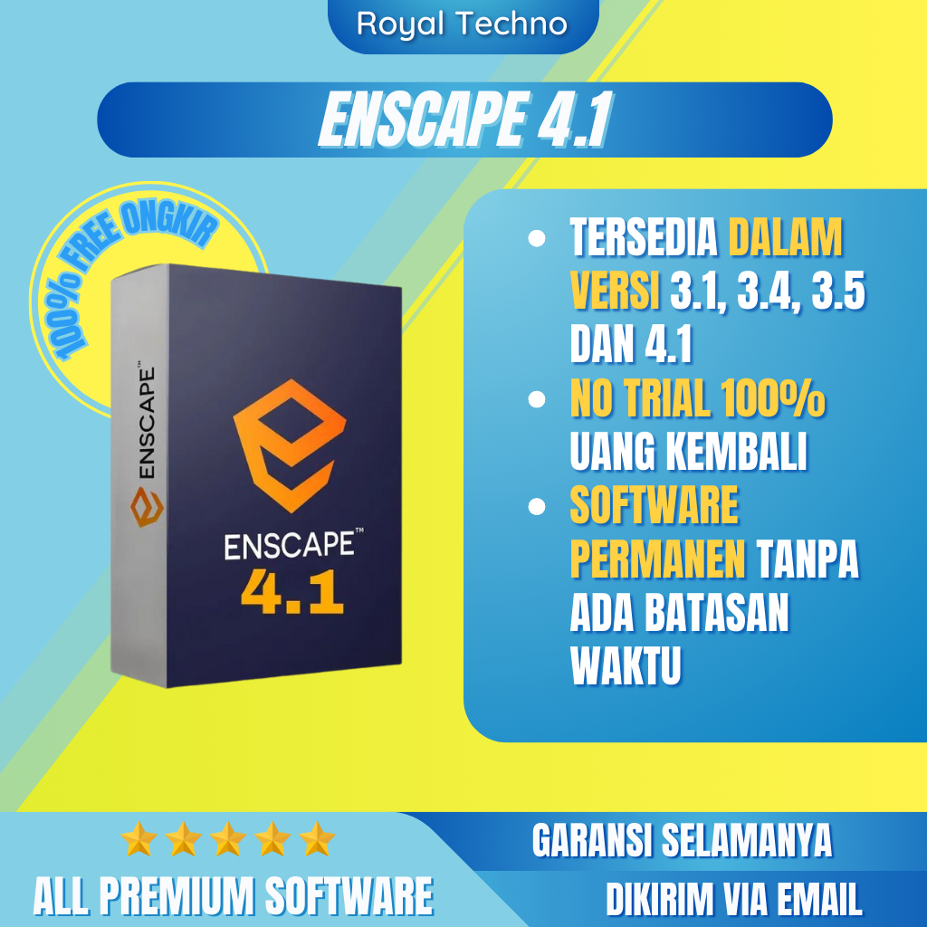 Enscape 3.1, 3.4, 3.5, 4.1 2024 terbaru | for Revit, Sketchup