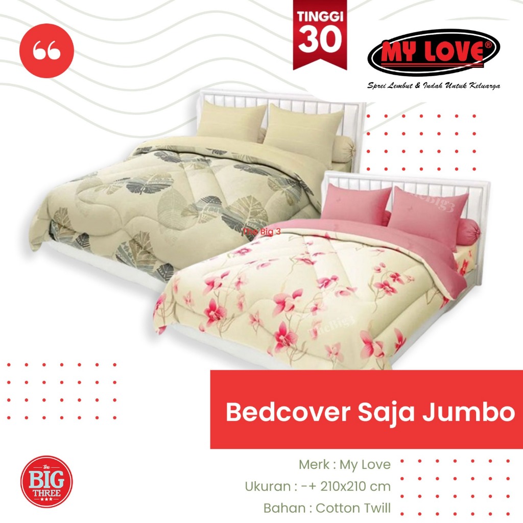ALL NEW MY LOVE Bedcover SAJA 200x200 -