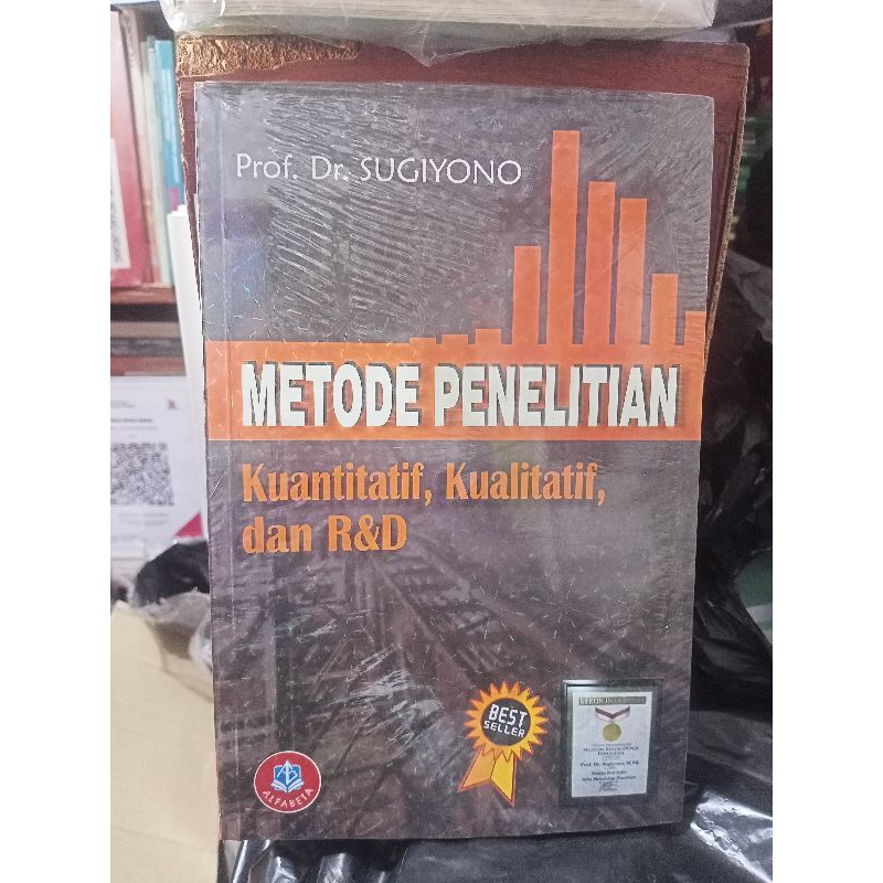 buku original metode penelitian kuantitatif kualitatif dan r&d sugiyono cetakan tahun 2022