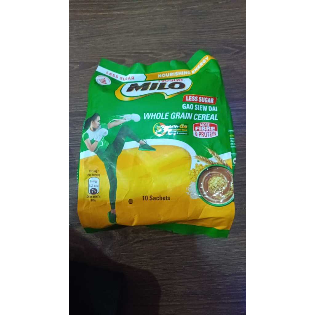 

ready stock milo sachet 3in1 / gao siew dai / cereal / dark chocolate