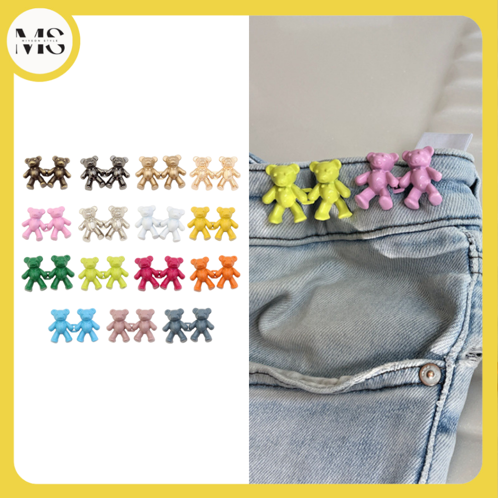 *Miyeon* 511 Kancing Celana Jeans Anti Karat Kancing Celana Bahan Metal Bisa Lepas Pasang Premium