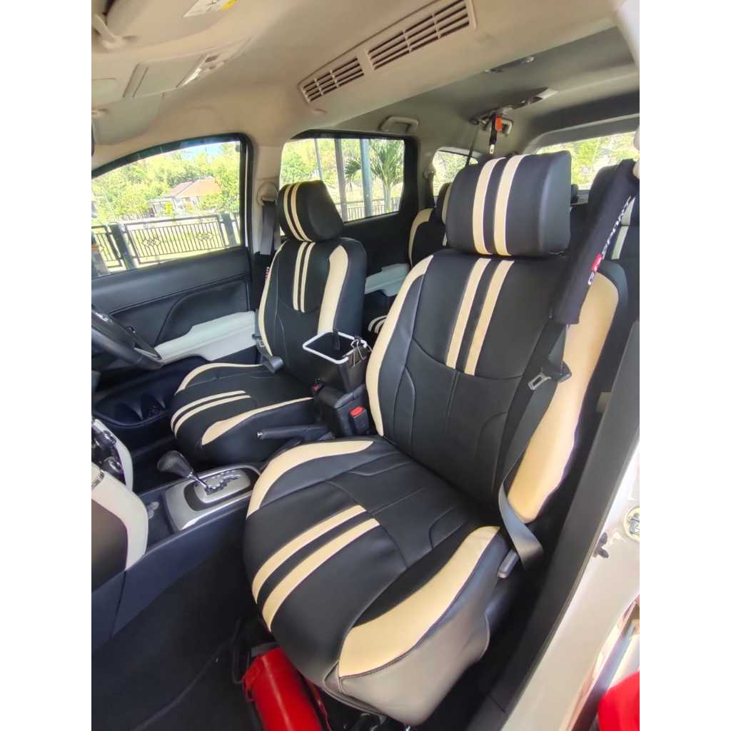 sarung jok mobil Avanza Rush Xenia fullset Mbtech Premium