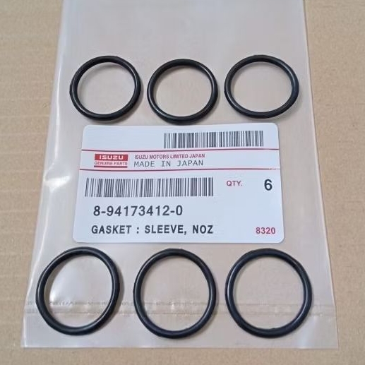 isi 6 buah Ring Nosel Isuzu Giga ORing Nosel giga seal nozzle giga