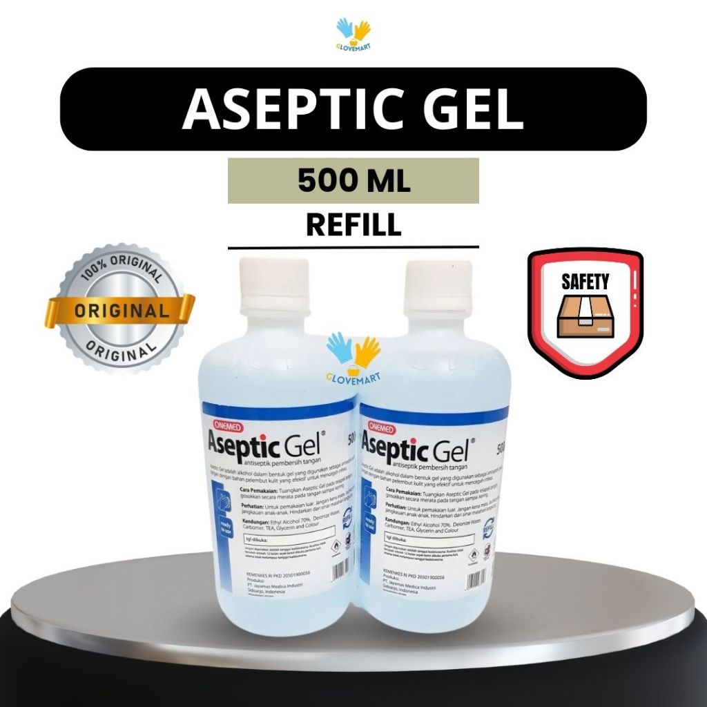 Aseptic Gel Refill 500ml / Aseptic Gel / Aseptic Gel Refil /Hand Sanitizer Gel