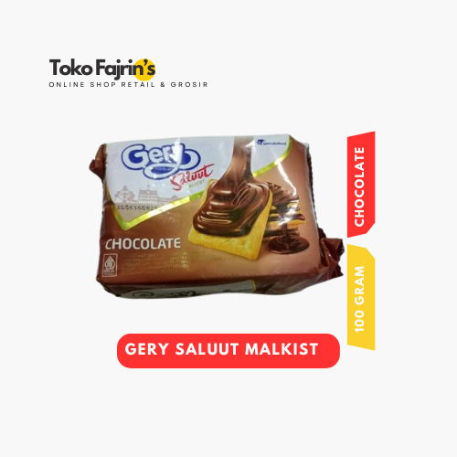 

Gery Saluut Malkist Chocolate 100gr