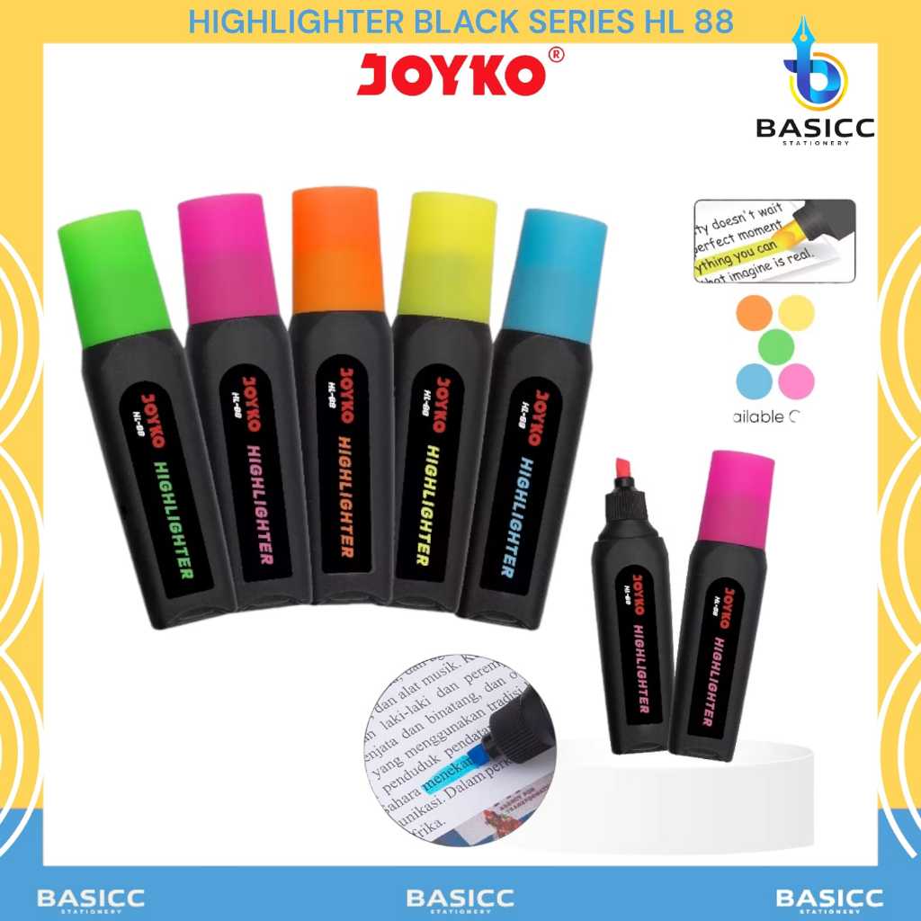 

Joyko Penanda Berwarna Highlighter HL 88 | @1Pcs