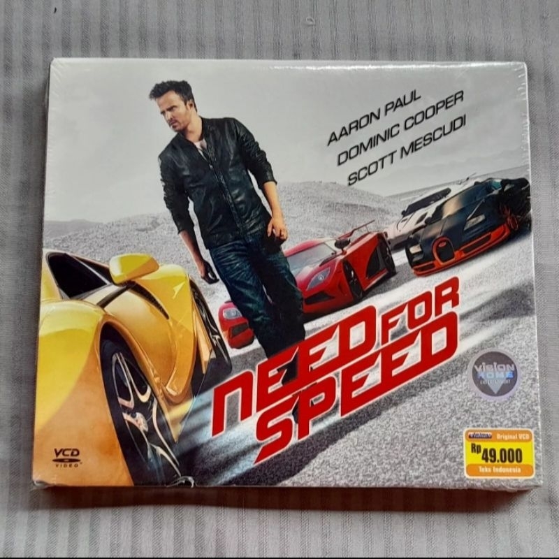 VCD Need for Speed (2014) 2 Disc ORIGINAL Vision VideoCD SEALED NOS