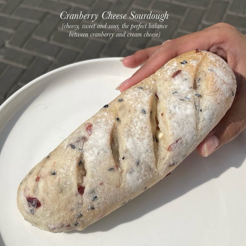 

Honey cranberry cheese sourdough