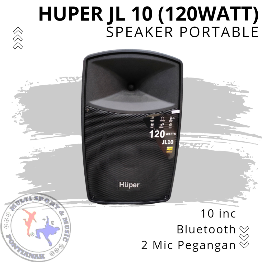 Speaker Portable Huper JL 10 (120watt)