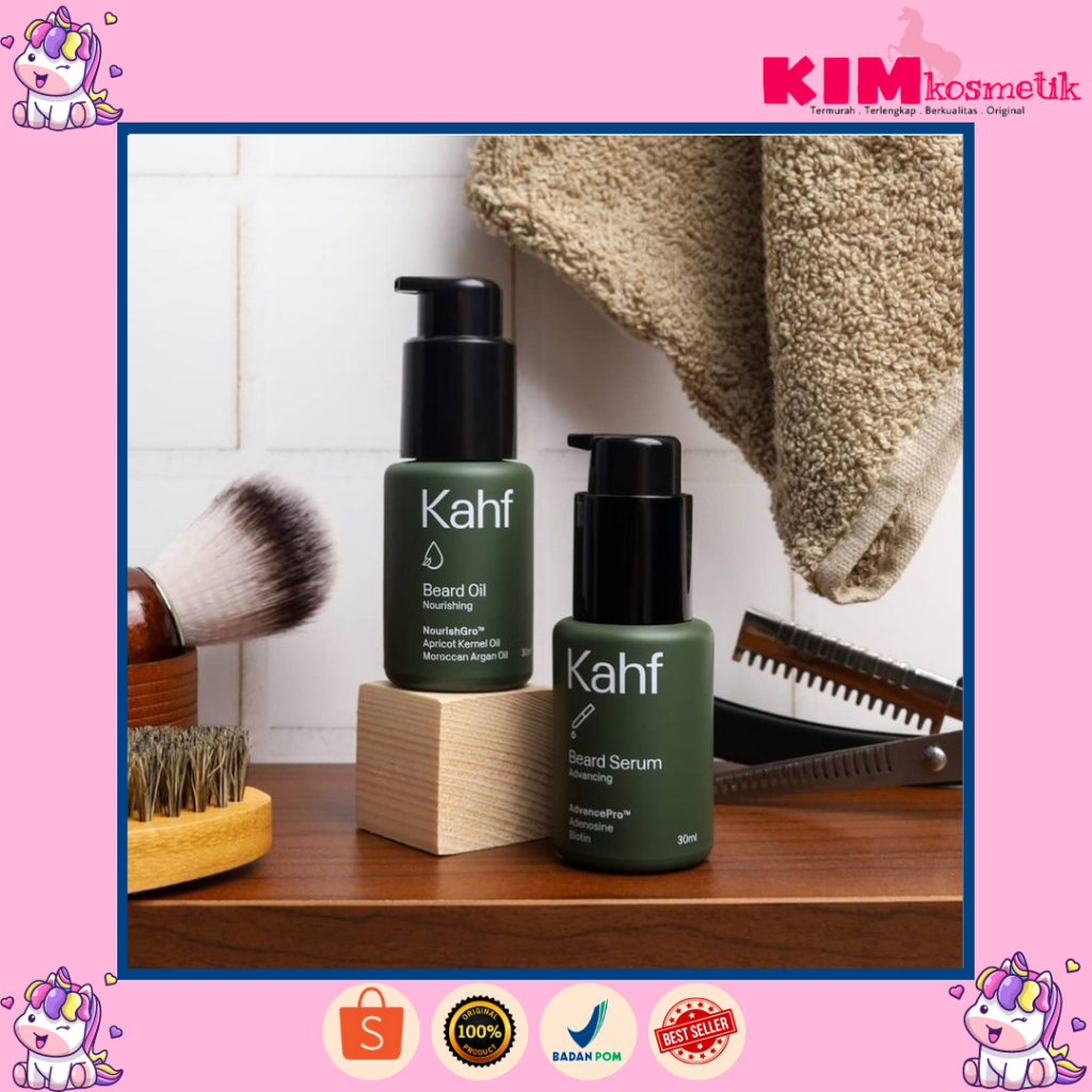 Kahf Advancing Beard Serum Dan Beard Oil