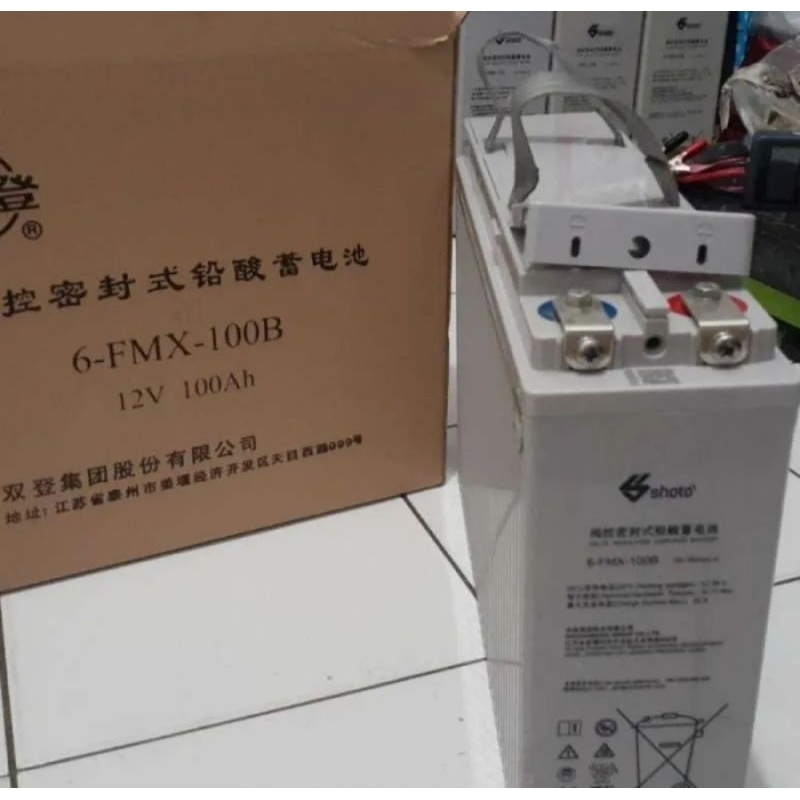 VRLA SHOTO 6FMX-100B  12V100AH BARU