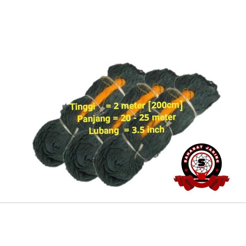 jaring pagar ayam dan tanaman ukuran tinggi 2 meter