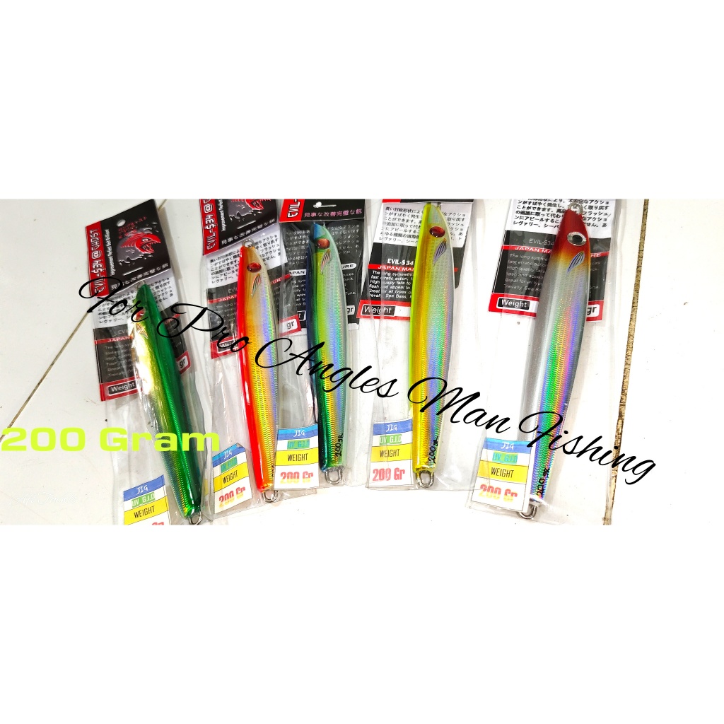 Metal Jig MJ Fast Jig Slim Blade Jig Shiver STICK 100 150 200 250 gram