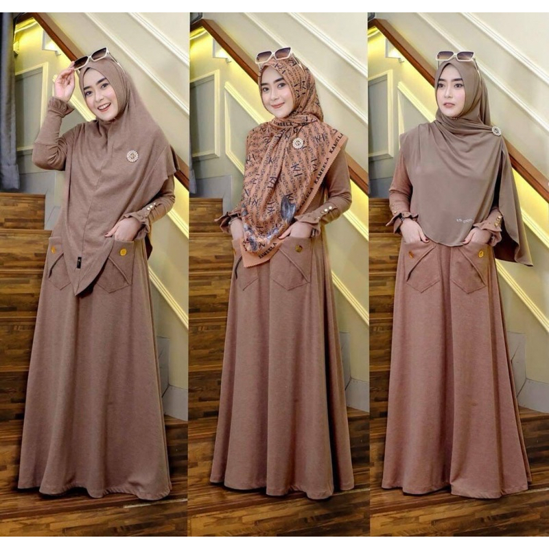 Abaya Medina Knit (ONLY DRESS)