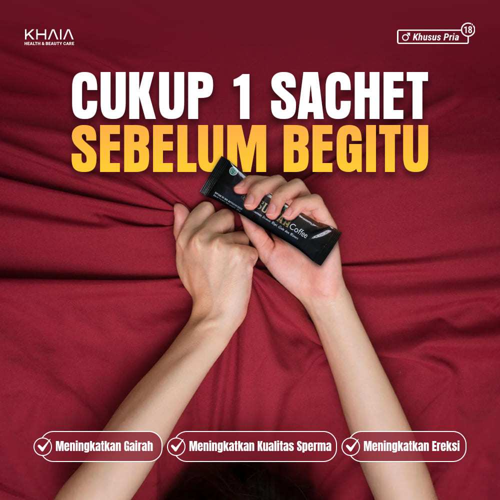 

Khaia Kopi Bubuk Kuat Pria Tahan Lama Coffe Coffee Sachet