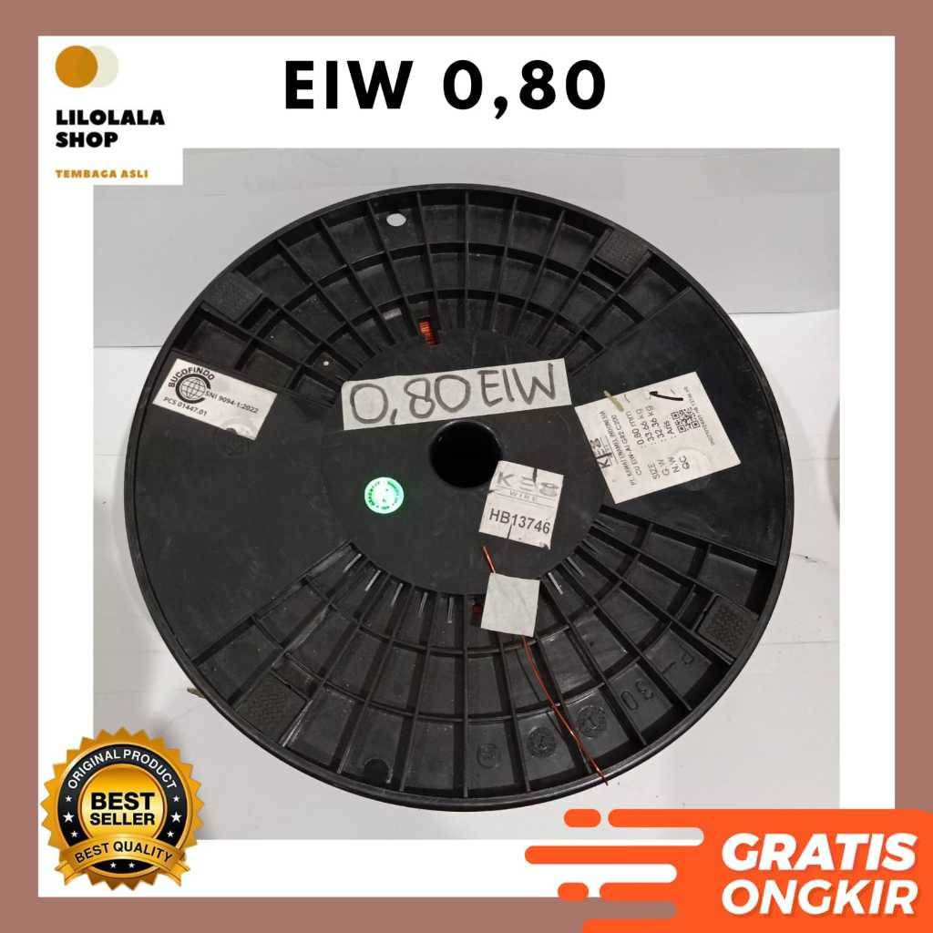 KAWAT TEMBAGA EMAIL 0,80 EIW 0,80 0.80 mm GULUNG DINAMO TRAFO TAMIYA GENERATOR SPULL (per ONS)