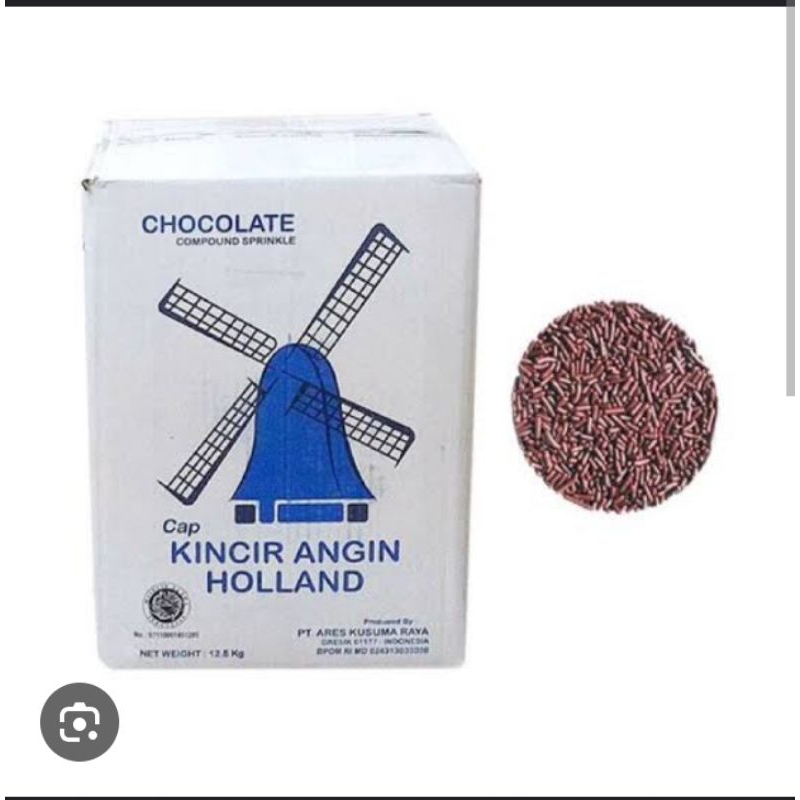 

Meses Holland Biru/Chocolate Sprinkle ( Repack )