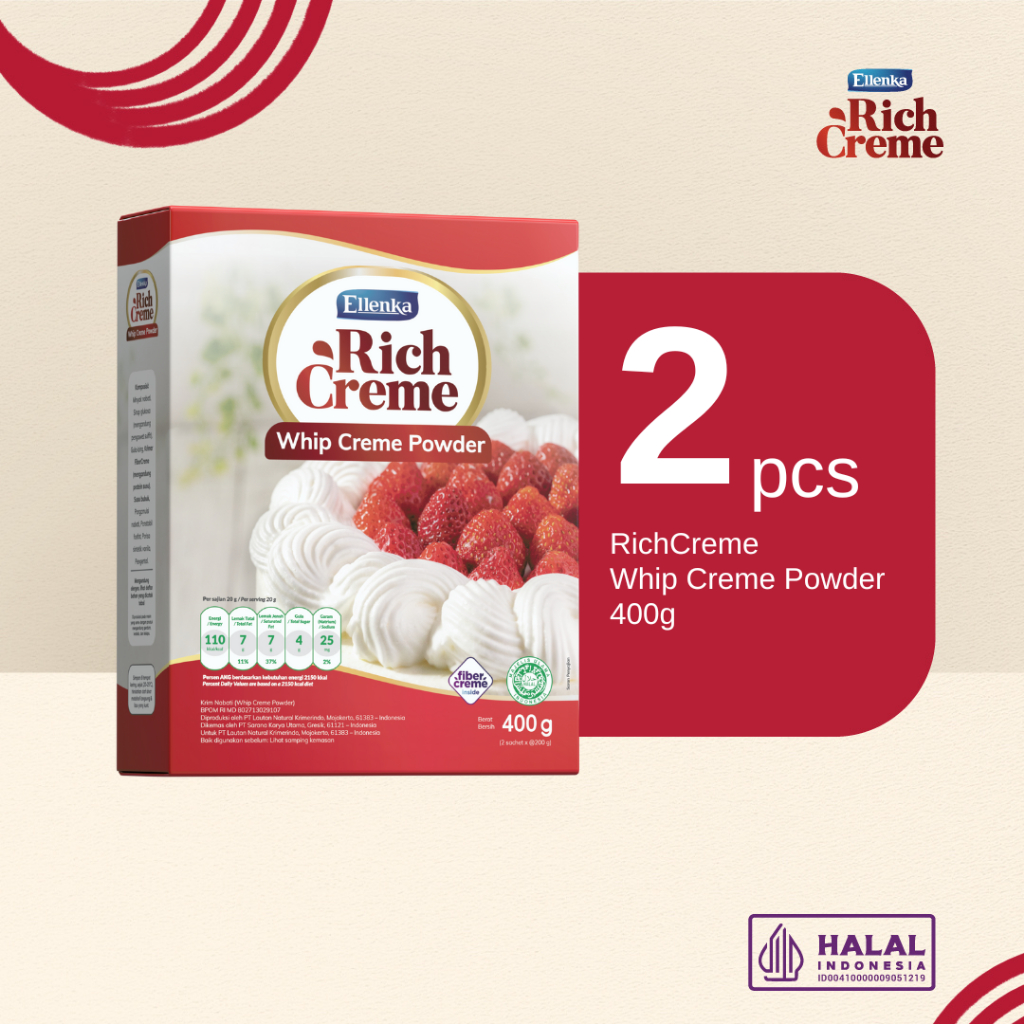 

RichCreme Whip Creme 400 gr Twinpack